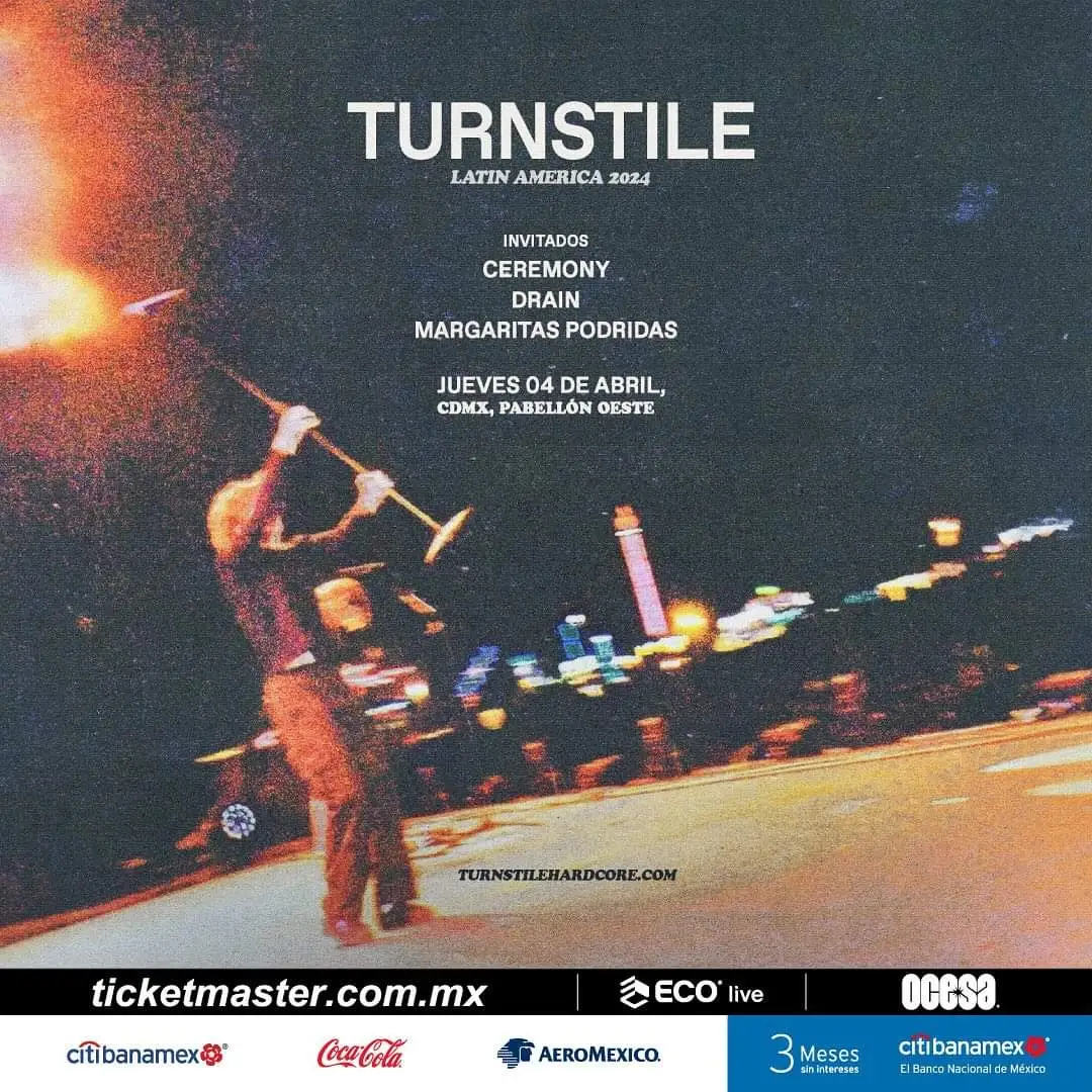 Conoce a las bandas abridoras de Turnstile