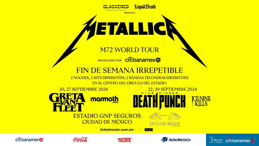 metallica flyer