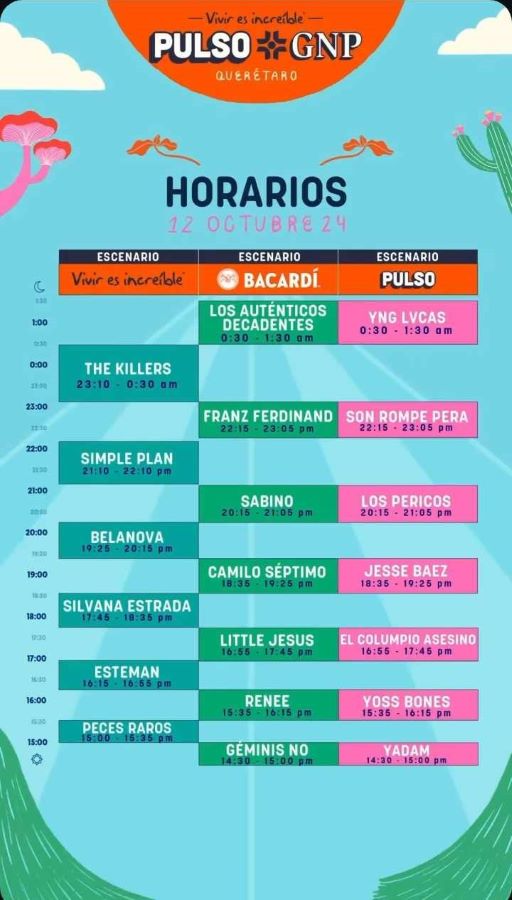 horarios pulso gnp 2024