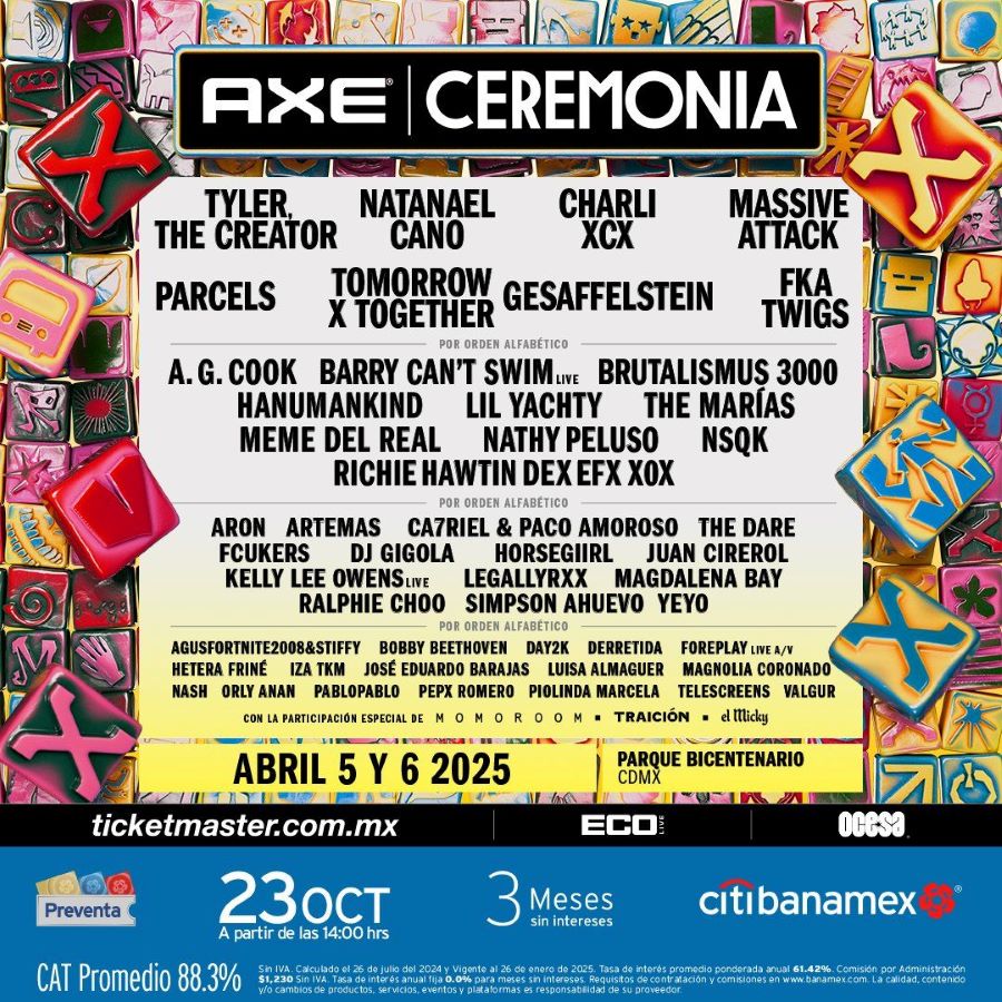 axe ceremonia 2025