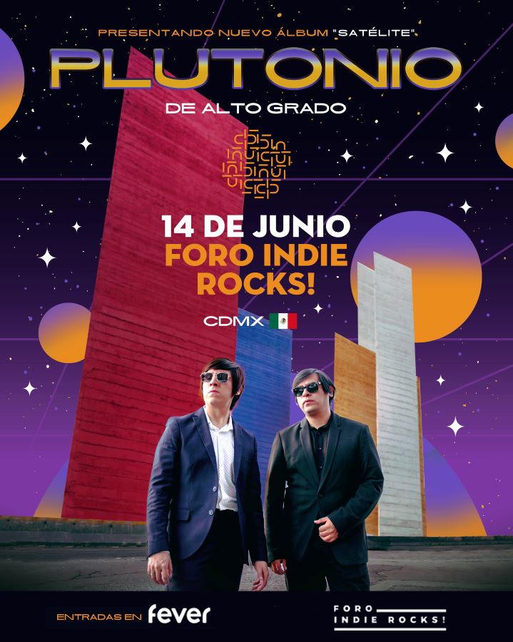 plutonio de alto grado indie rocks flyer
