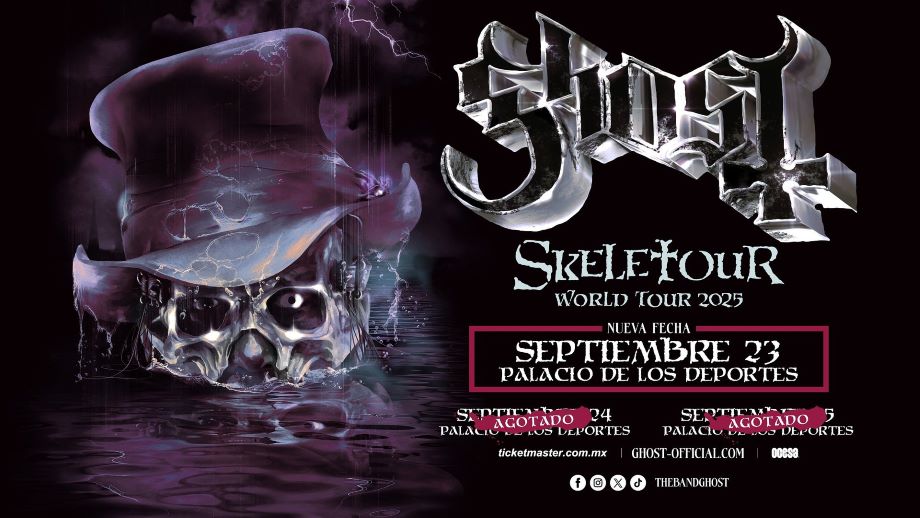 ghost palacio de los deportes septiembre