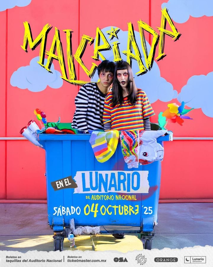 malcriada lunario 4 octubre flyer