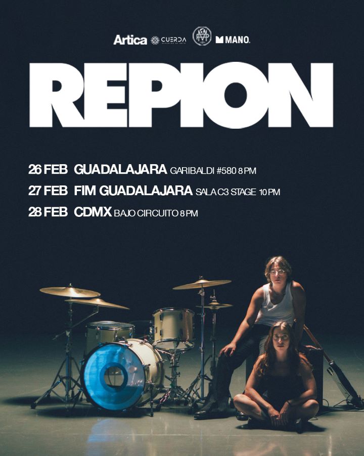 Repion Repion 201 Repion México Repion Bajo Circuito Repion entrevista Repion X canción Repion nuevo disco Repion CDMX Repion 28 de febrero Repion indie español Repion hermanas Iñesta