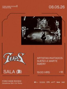 TOPS mexico, concierto, cdmx, mayo 2026, flyer