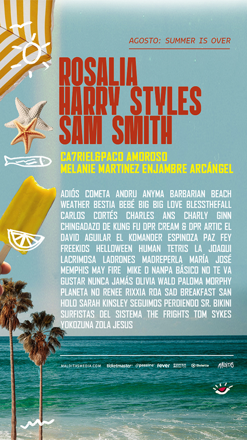 Agosto conciertos mexico sam smith rosalia harry styles melanie martinez ca7riel y paco amoroso