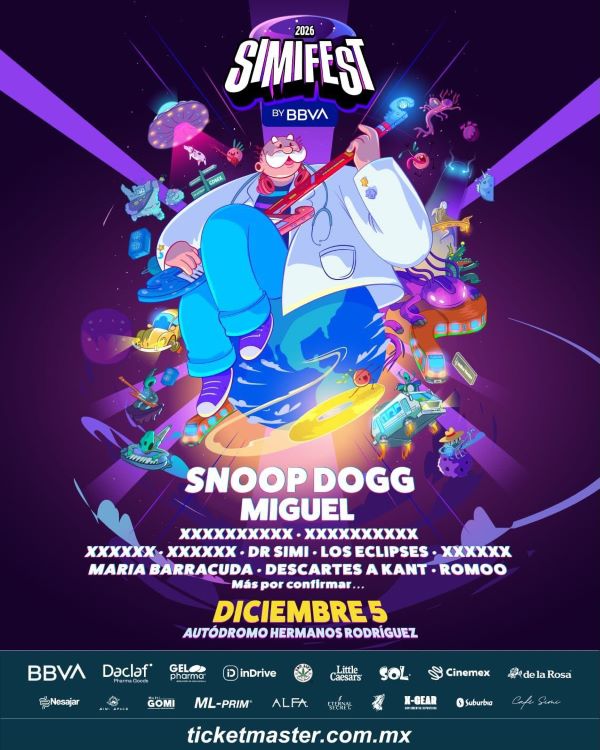 farmacias similares simi fest dr simi snoop dogg miguel festival mexico 2026