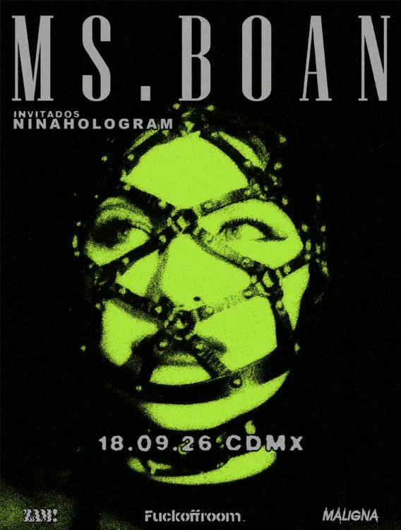 Ms Boan, Ms Boan CDMX, Fuck Off Room, darkwave CDMX, synthpop, Superboletos